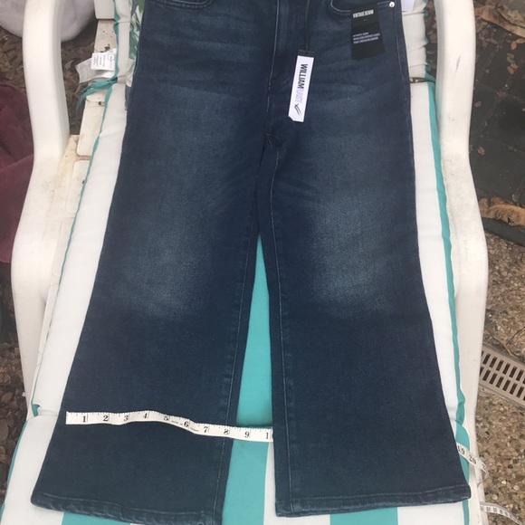 NWT William Rast by Justin Timberlake Super High Rise Vintage Flare Crop - Picture 8 of 10